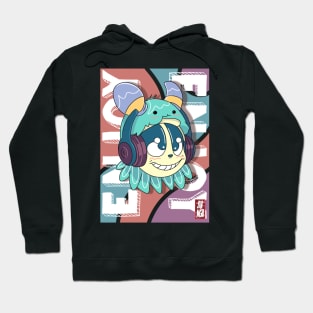 Cute funky monster Hoodie